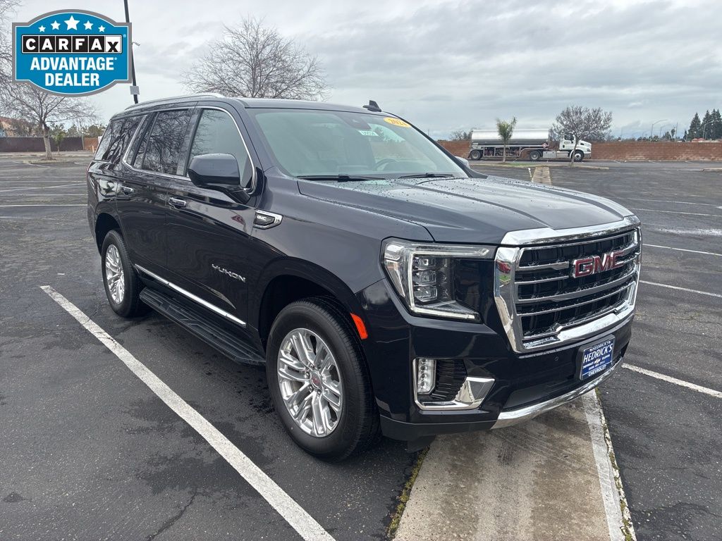Midnight Blue Metallic 2024 GMC Yukon SUV / Crossover Four-Wheel Drive