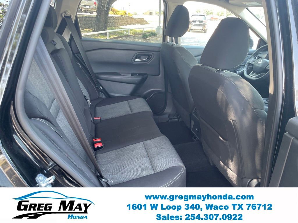 2025 Nissan Rogue SV Black at Greg May Honda