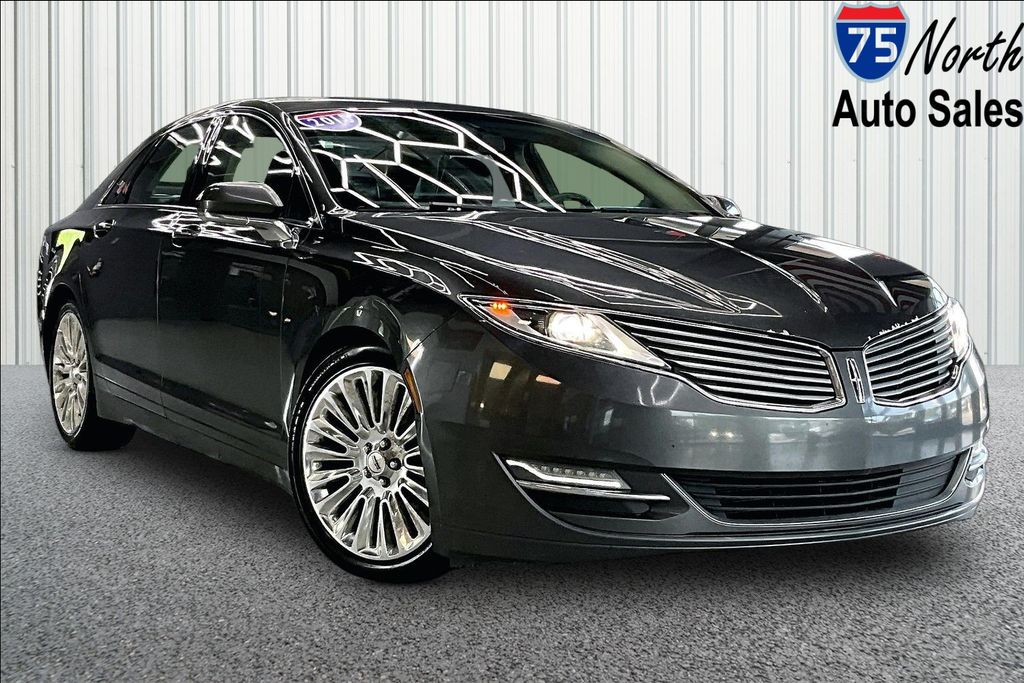 Gray (Magnetic Metallic) 2015 Lincoln MKZ Sedan All-Wheel Drive 6-Speed Automatic