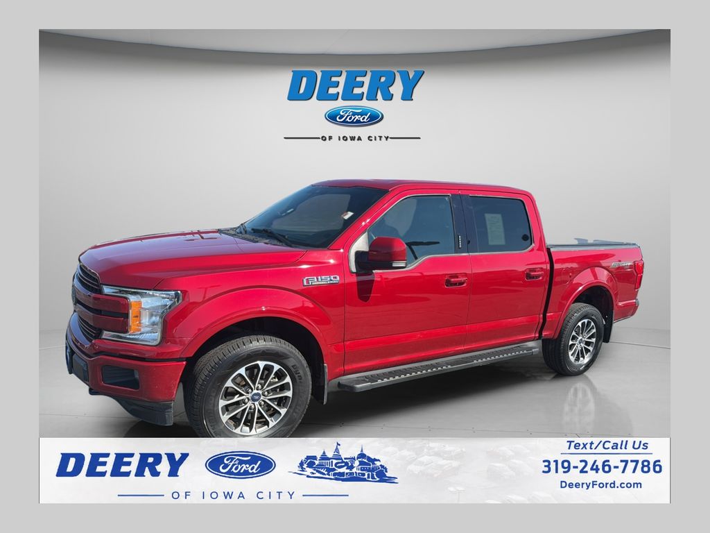 Rapid Red Metallic Tinted Clearcoat 2020 Ford F-150 Pickup Truck Four-Wheel Drive 10-Speed Automatic