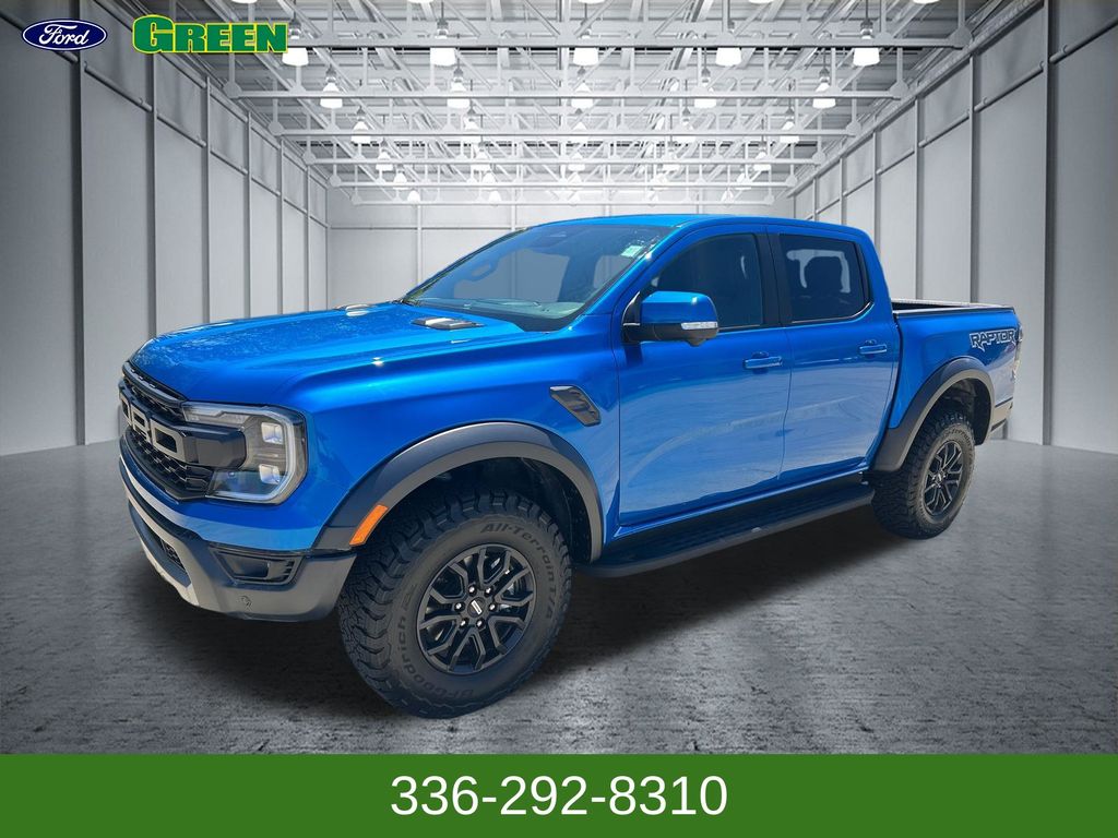 Blue Metallic 2025 Ford Ranger Pickup Truck Four-Wheel Drive Automatic