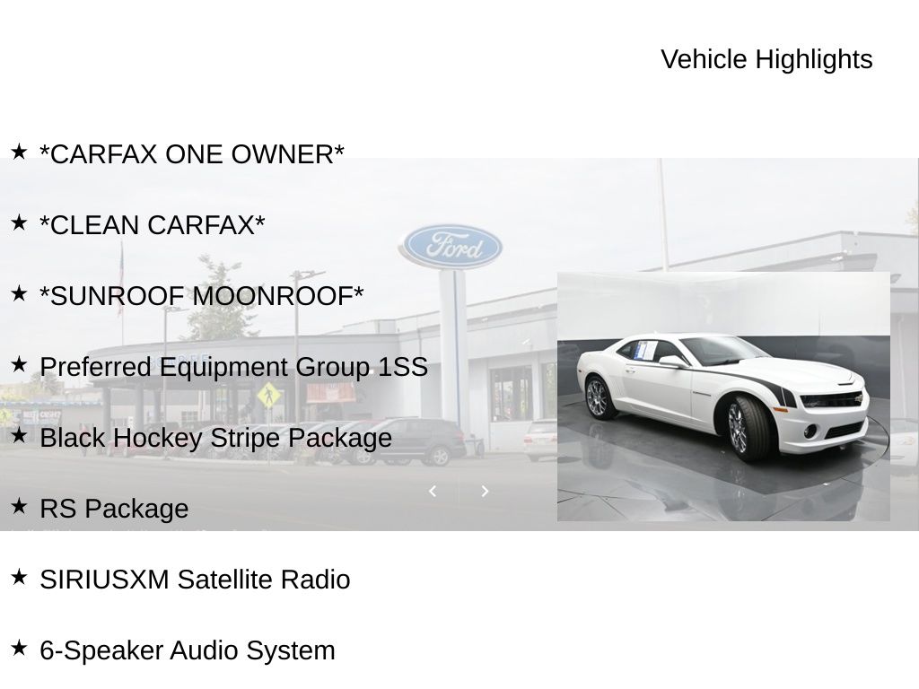 2013 Chevrolet Camaro 1SS