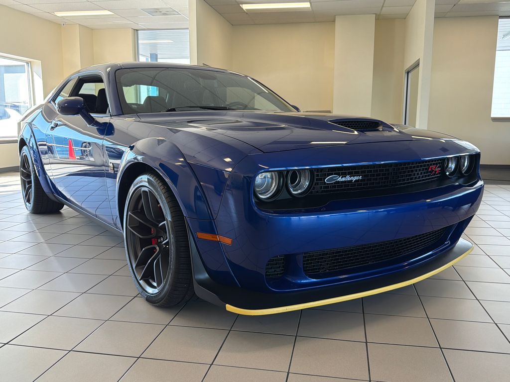 Indigo Blue 2021 Dodge Challenger R/T Scat Pack Widebody RWD Coupe Rear-Wheel Drive 8-Speed Automatic