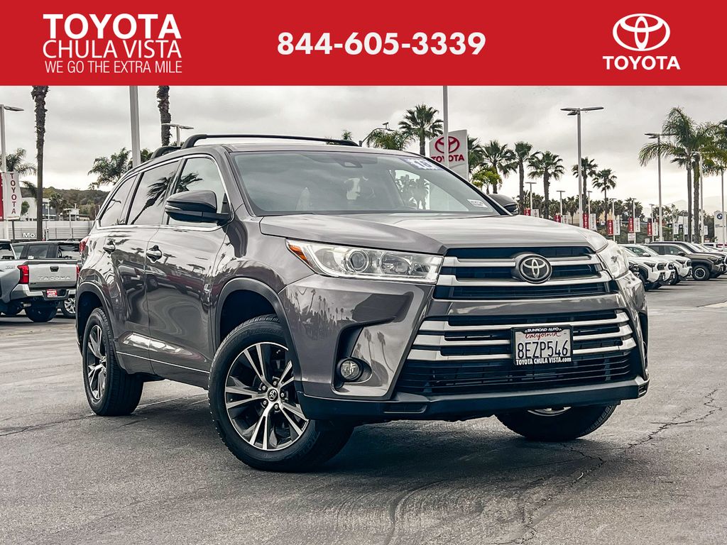 Predawn Gray Mica 2018 Toyota Highlander LE Plus SUV / Crossover Front-Wheel Drive 8-Speed Automatic
