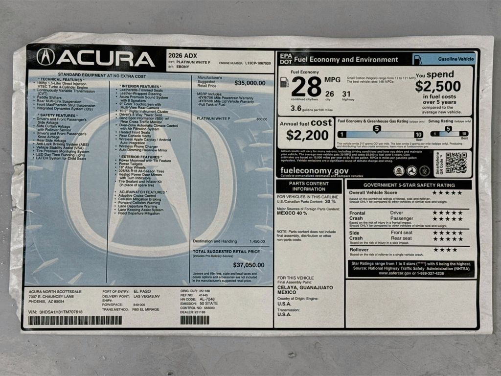Thumbnail: 2026 Acura ADX - 9