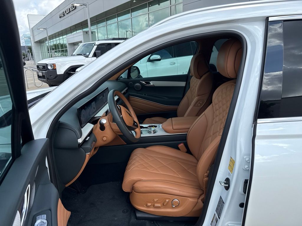 2025 Genesis GV80 3.5T Prestige White at Genesis of Spring