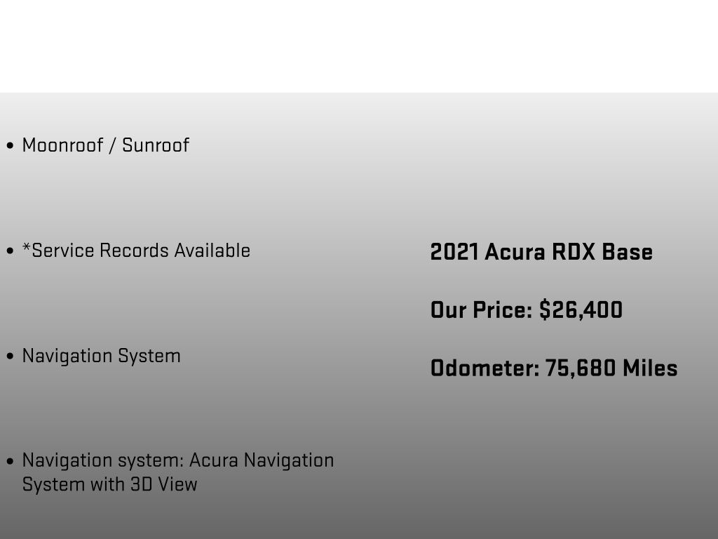 2021 Acura RDX Technology Package - 11