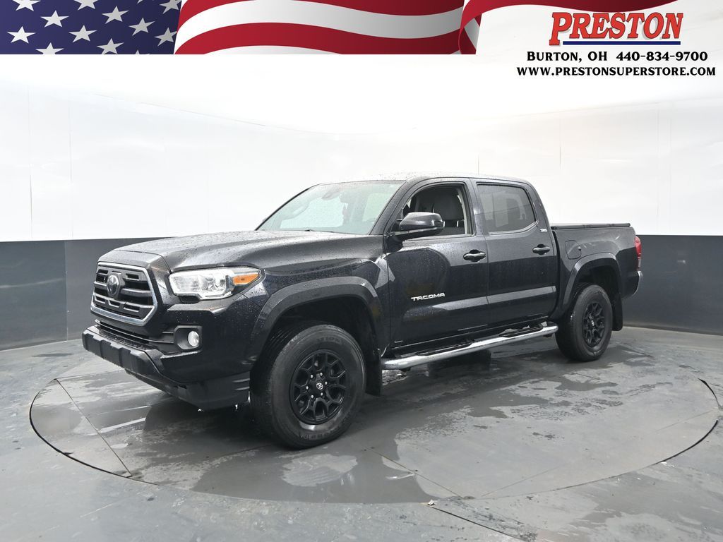 Midnight Black Metallic 2019 Toyota Tacoma Pickup Truck Four-Wheel Drive 6-Speed Automatic