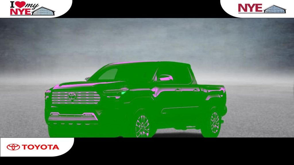 Black 2026 Toyota Tacoma Limited Double Cab 4WD Pickup Truck Four-Wheel Drive 8-Speed Automatic