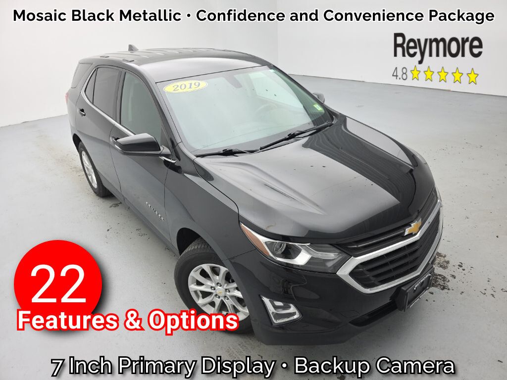 Mosaic Black Metallic 2019 Chevrolet Equinox SUV / Crossover Four-Wheel Drive 6-Speed Automatic Overdrive