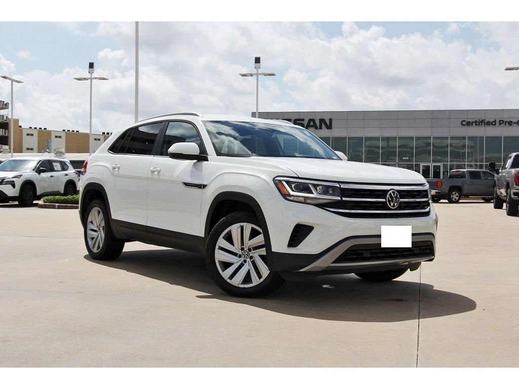 2020 Volkswagen Atlas Cross Sport 3.6L V6 SE w/Technology White at DeMontrond Auto Country
