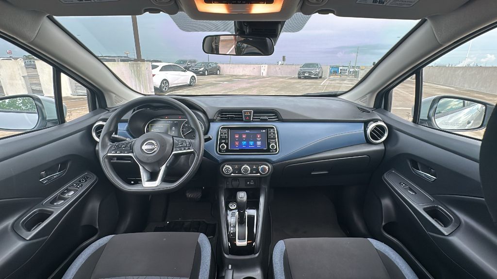 2025 Nissan Versa 1.6 SV Silver at South Houston Nissan