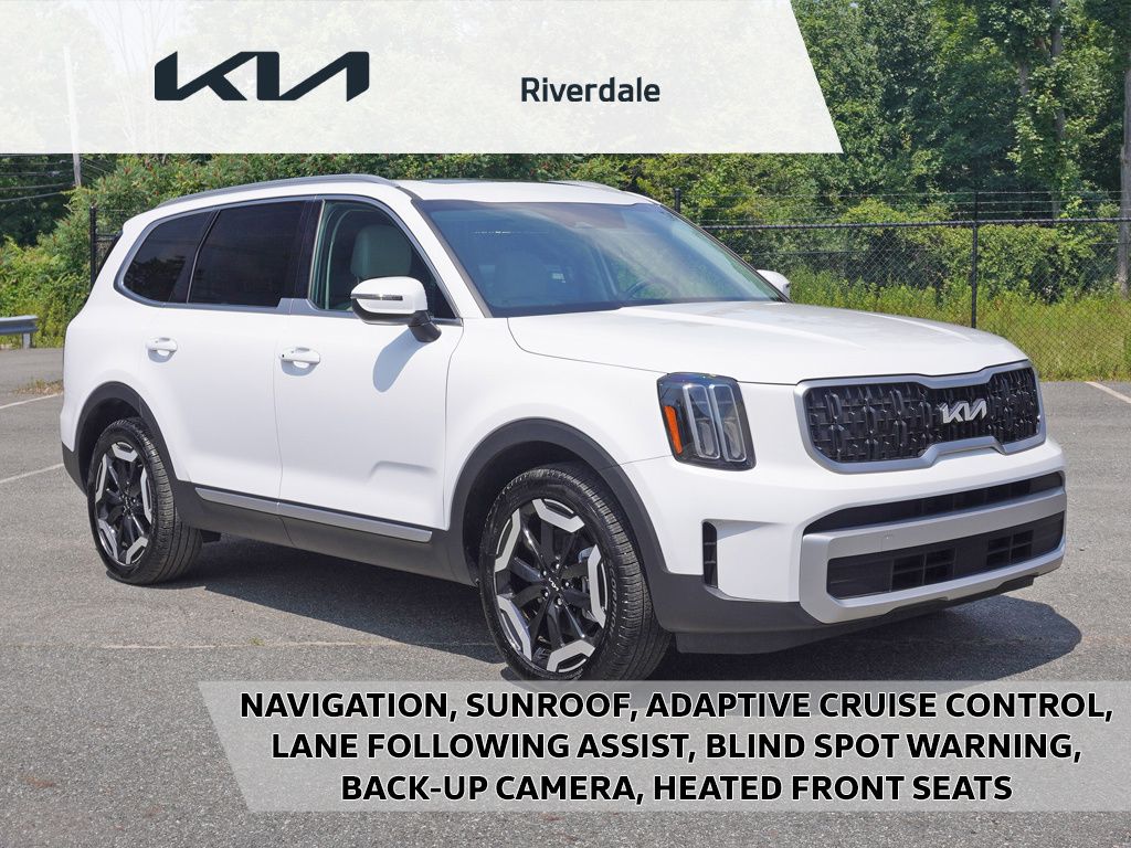 Glacial White Pearl 2024 Kia Telluride SUV / Crossover All-Wheel Drive 8-Speed Automatic
