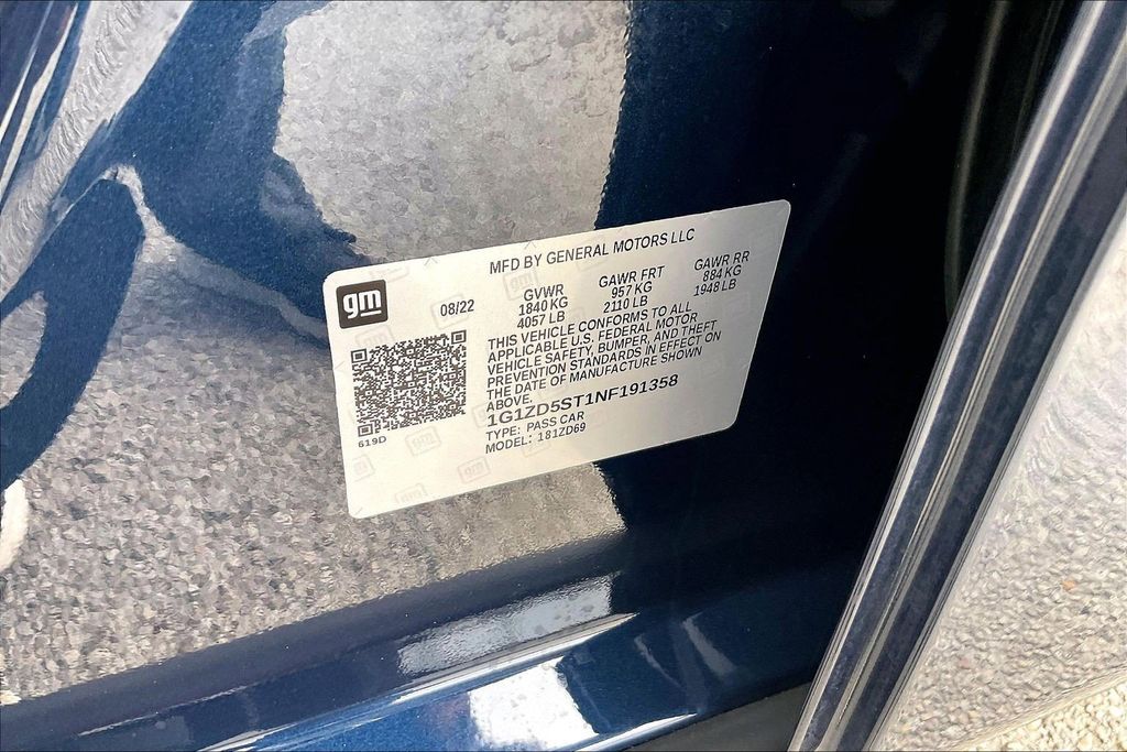 Used 2022 Chevrolet Malibu LT 4D Sedan