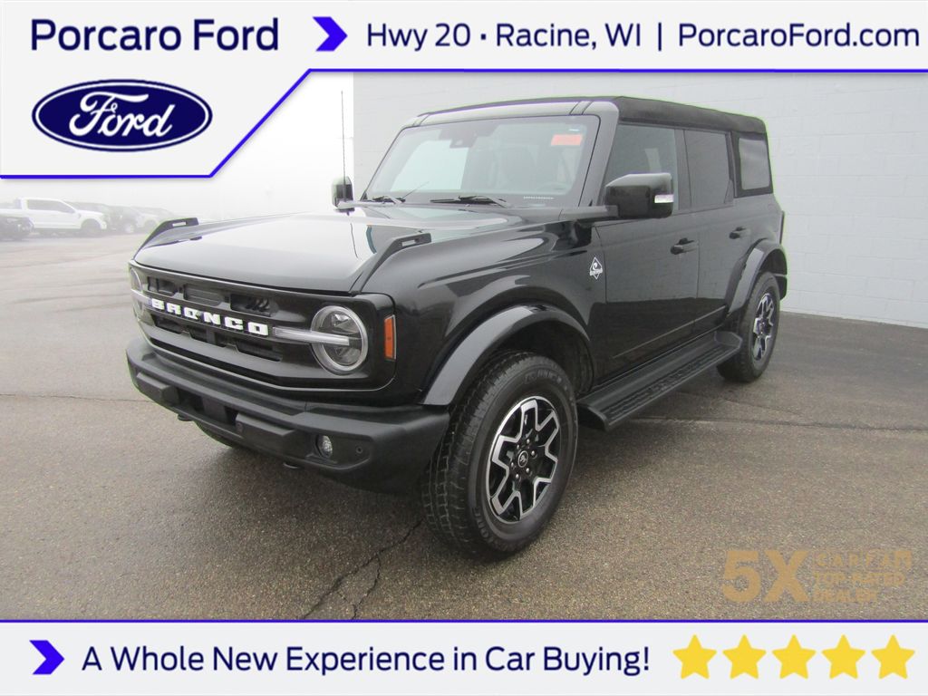 Shadow Black 2025 Ford Bronco Outer Banks 4-Door 4WD SUV / Crossover Four-Wheel Drive Automatic