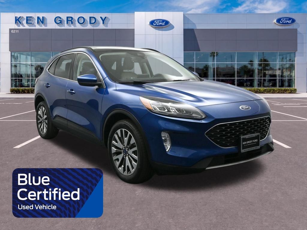Blue Metallic 2022 Ford Escape SUV / Crossover All-Wheel Drive 8-Speed Automatic