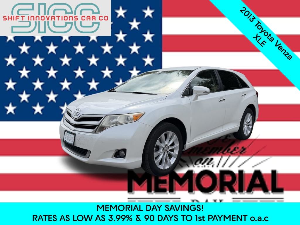 White (Blizzard Pearl) 2013 Toyota Venza XLE AWD SUV / Crossover All-Wheel Drive 6-Speed Automatic Overdrive