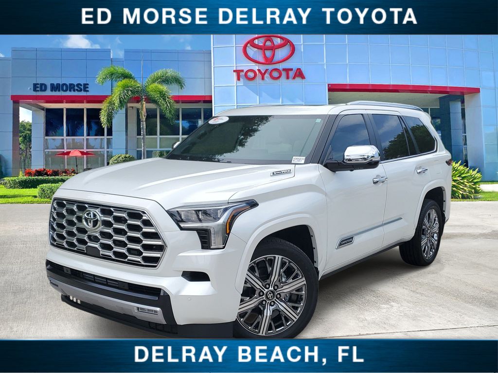 White (Wind Chill Pearl) 2025 Toyota Sequoia SUV / Crossover Four-Wheel Drive Automatic