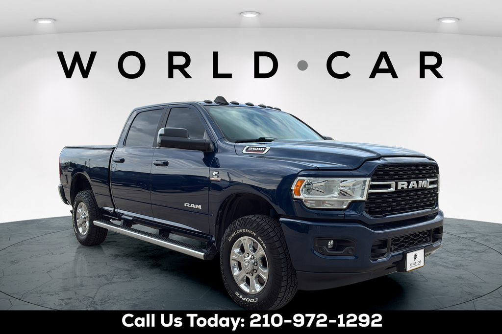Patriot Blue Pearlcoat 2022 RAM 2500 Lone Star Crew Cab 4WD Pickup Truck Four-Wheel Drive 6-Speed Automatic