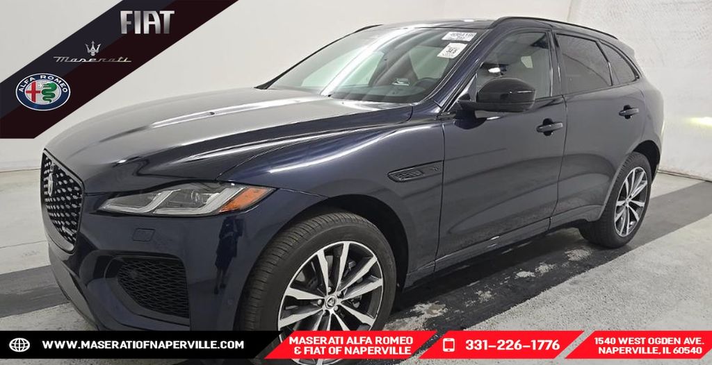 Portofino Blue Metallic 2024 Jaguar F-PACE SUV / Crossover All-Wheel Drive 8-Speed Automatic