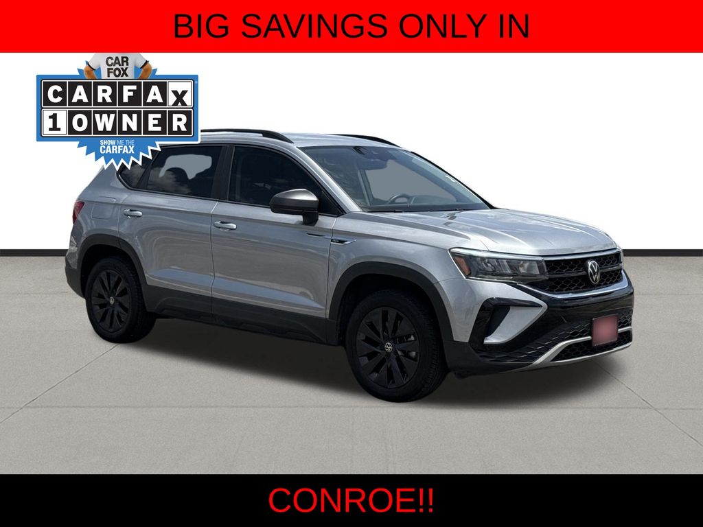 2023 Volkswagen Taos 1.5T S Silver at DeMontrond Automotive Group