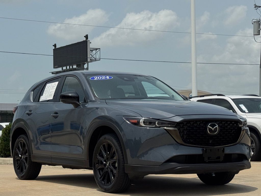 2024 Mazda CX-5 2.5 S Carbon Edition Gray at DeMontrond Mazda