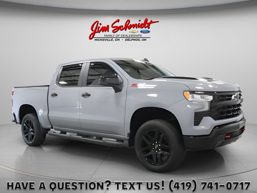 Slate Gray Metallic 2024 Chevrolet Silverado 1500 Pickup Truck Four-Wheel Drive Automatic
