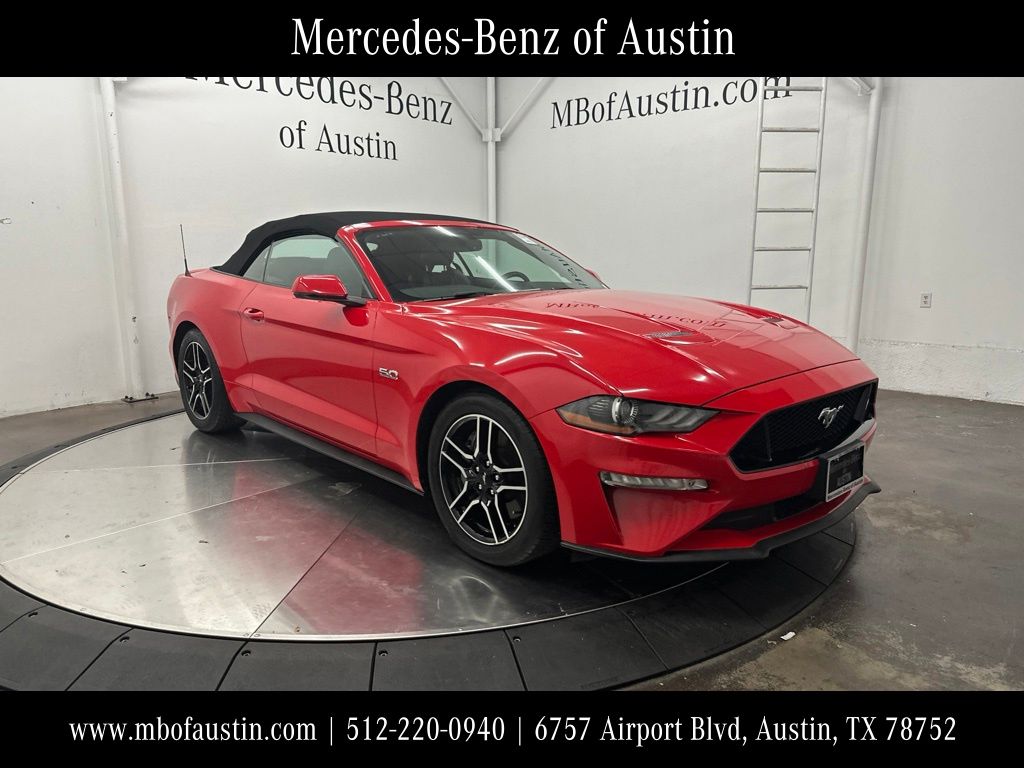 Race Red 2020 Ford Mustang Convertible Rear-Wheel Drive Automatic