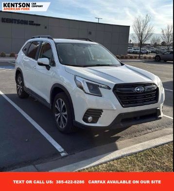Crystal White Pearl 2022 Subaru Forester Limited Crossover AWD SUV / Crossover All-Wheel Drive Continuously Variable Transmission