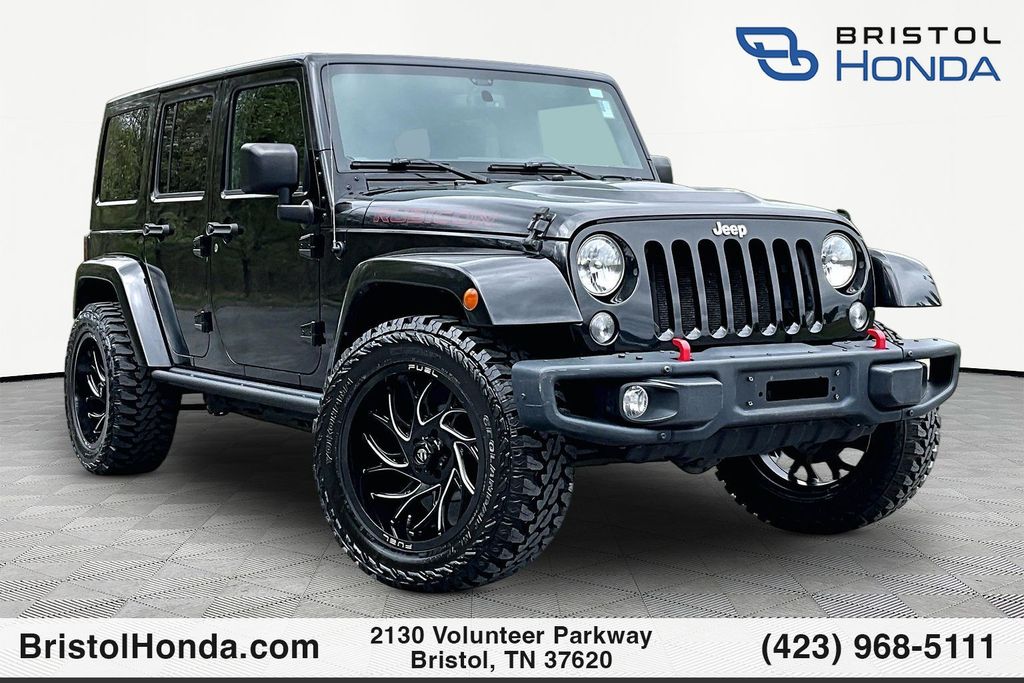 Black Clearcoat 2016 Jeep Wrangler Unlimited Rubicon 4WD SUV / Crossover Four-Wheel Drive 6-Speed Manual