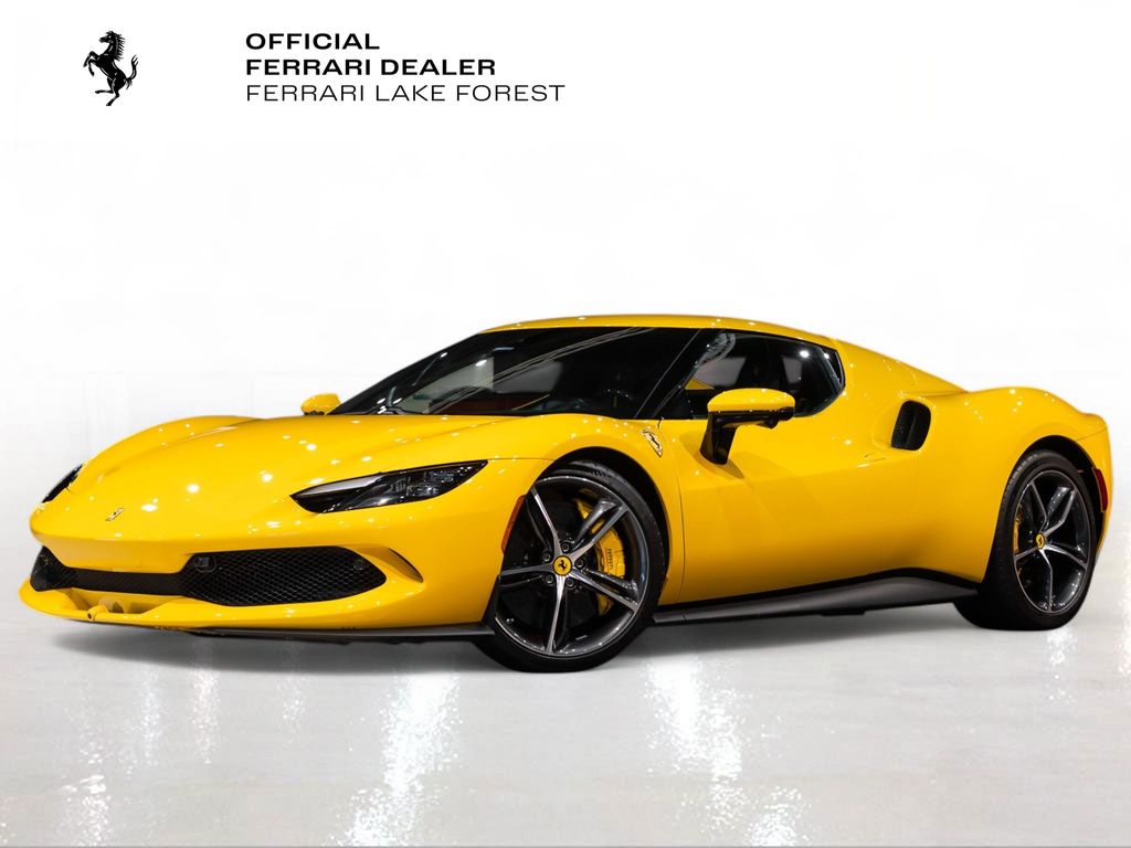 Giallo Modena 2023 Ferrari 296 GTB Coupe Rear-Wheel Drive 8-Speed Dual Clutch