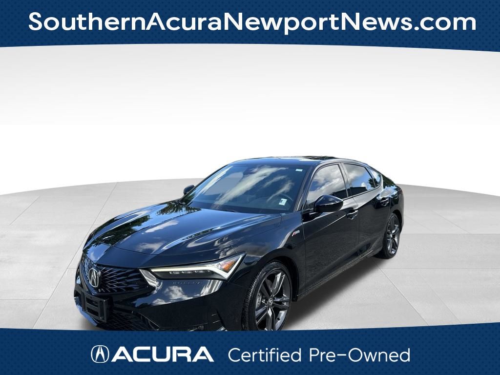 Majestic Black Pearl 2025 Acura Integra Sedan Front-Wheel Drive Continuously Variable Transmission
