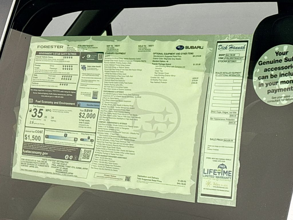 2025 Subaru Forester Hybrid Limited