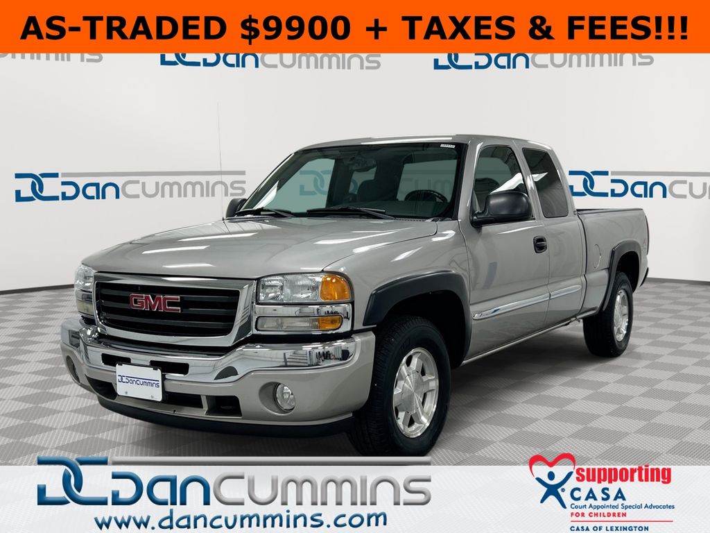 Silver Birch Metallic 2006 GMC Sierra 1500 Pickup Truck Four-Wheel Drive 4-Speed Automatic Overdrive
