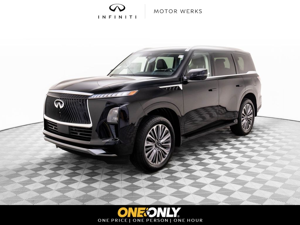 Black Obsidian 2026 INFINITI QX80 Luxe 4WD SUV / Crossover All-Wheel Drive 9-Speed Automatic