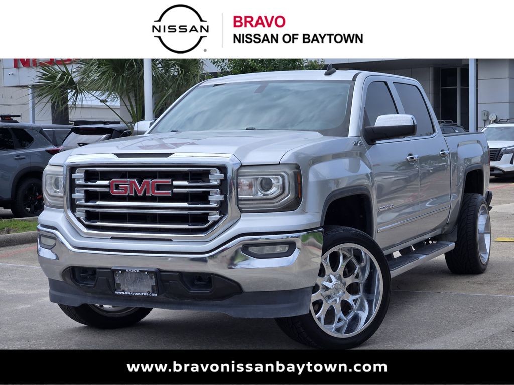 2018 GMC Sierra 1500 SLT Silver at DeMontrond Automotive Group