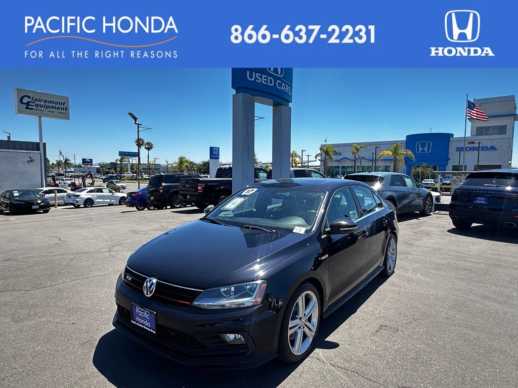 Deep Black 2017 Volkswagen Jetta GLI Sedan Front-Wheel Drive 6-Speed Manual
