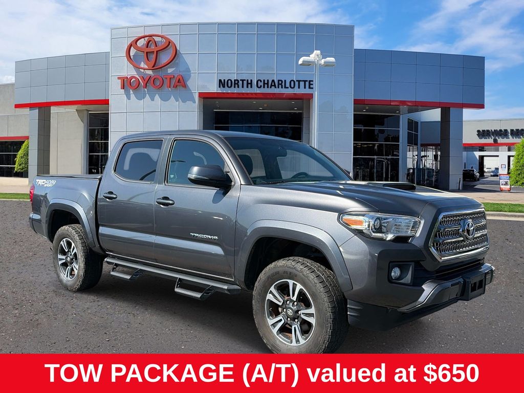 Magnetic Gray Metallic 2017 Toyota Tacoma Pickup Truck Four-Wheel Drive 6-Speed Automatic
