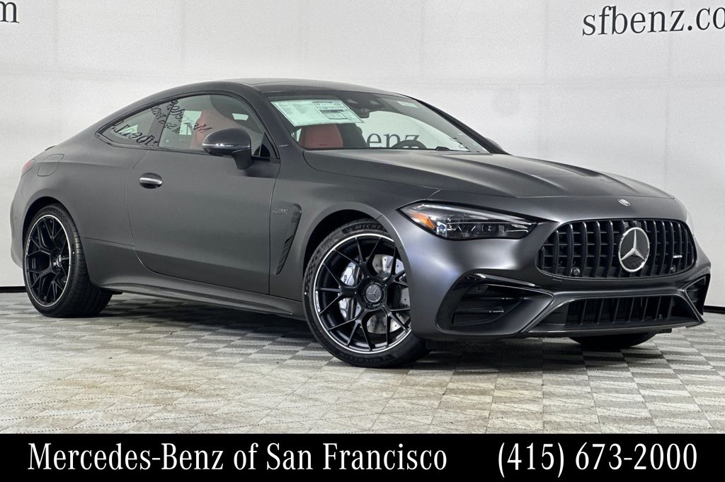 Gray (MANUFAKTUR Graphite Grey) 2026 Mercedes-Benz CLE Coupe All-Wheel Drive 9-Speed Automatic
