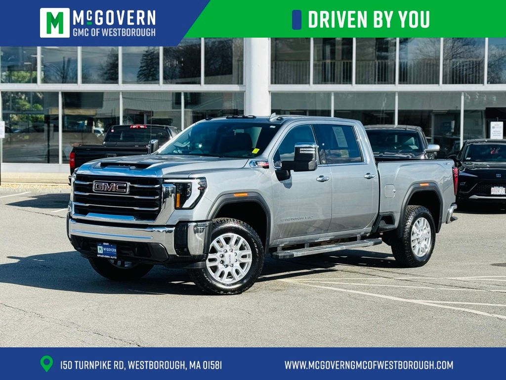 Sterling Metallic 2024 GMC Sierra 2500HD SLT Crew Cab 4WD Pickup Truck Four-Wheel Drive Automatic