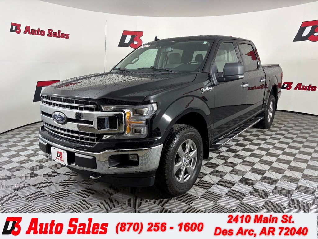 Shadow Black 2018 Ford F-150 XLT SuperCrew 4WD Pickup Truck Four-Wheel Drive Automatic
