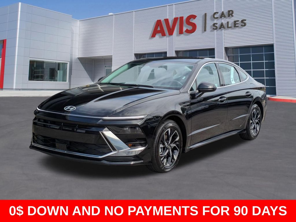 Abyss Black 2025 Hyundai Sonata SEL FWD Sedan Front-Wheel Drive 8-Speed Automatic