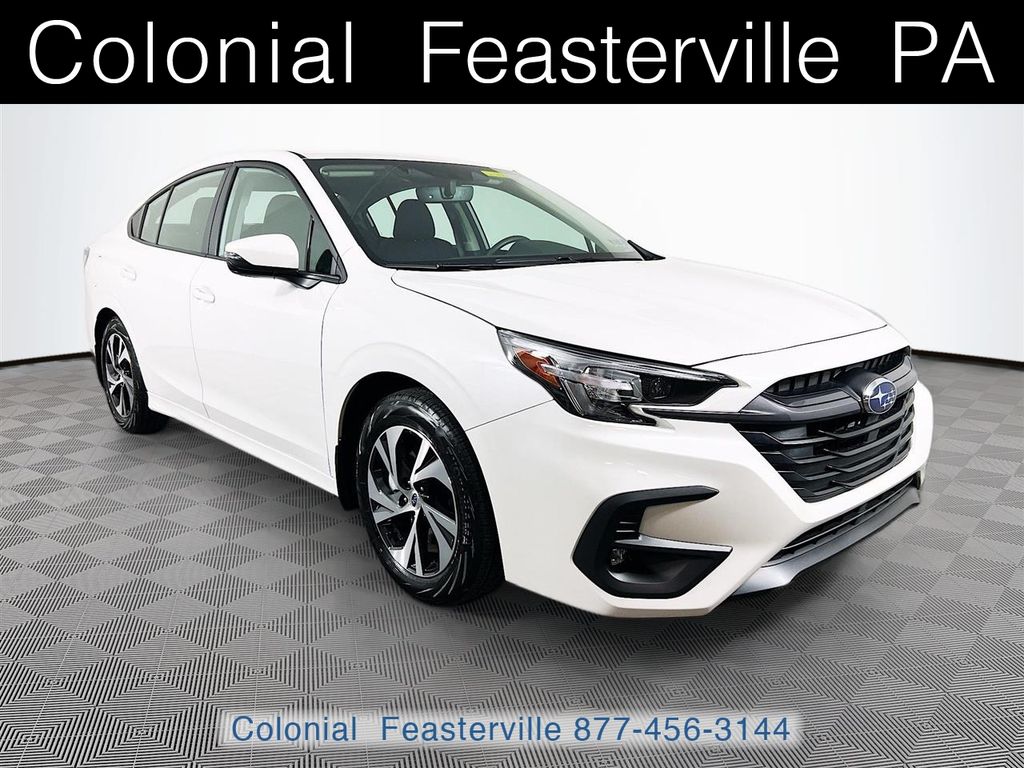 Crystal White Pearl 2025 Subaru Legacy Sedan All-Wheel Drive Continuously Variable Transmission