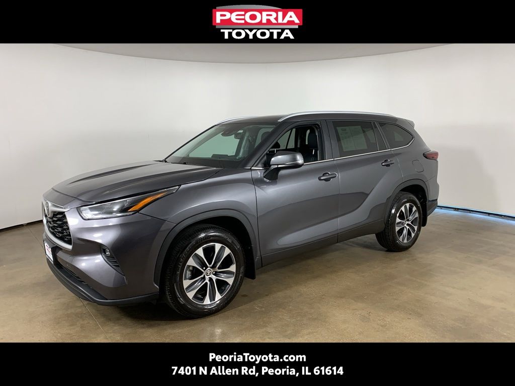 Magnetic Gray Metallic 2024 Toyota Highlander SUV / Crossover All-Wheel Drive 8-Speed Automatic