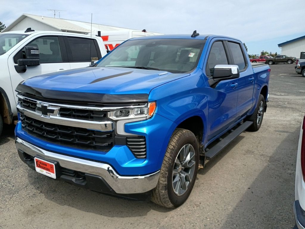Riptide Blue Metallic 2026 Chevrolet Silverado 1500 Pickup Truck Four-Wheel Drive 8-Speed Automatic
