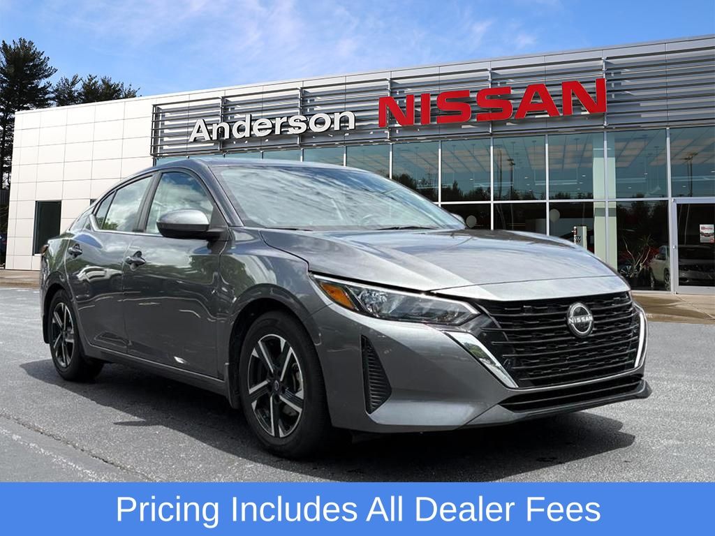 Gray (Gun Metallic) 2024 Nissan Sentra Sedan Front-Wheel Drive Continuously Variable Transmission