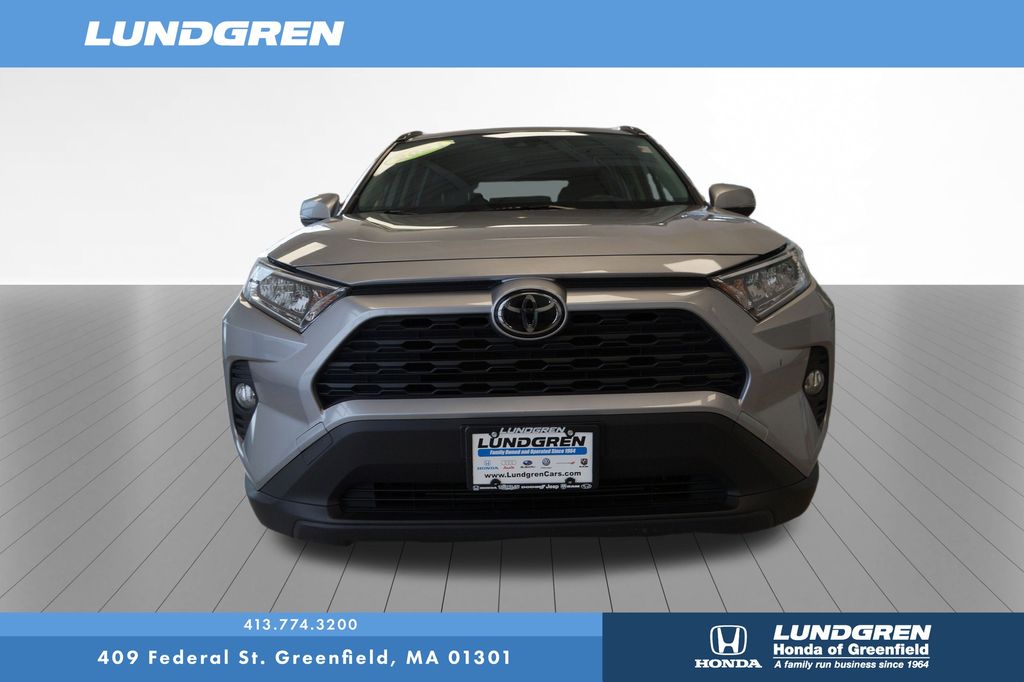 Used 2021 Toyota RAV4 XLE with VIN JTMP1RFV6MD075920 for sale in Greenfield, MA