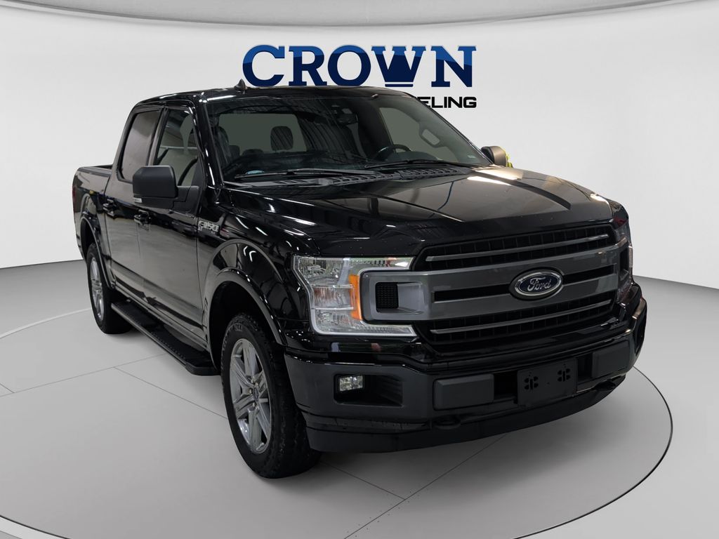 Black 2019 Ford F-150 Pickup Truck Four-Wheel Drive Automatic