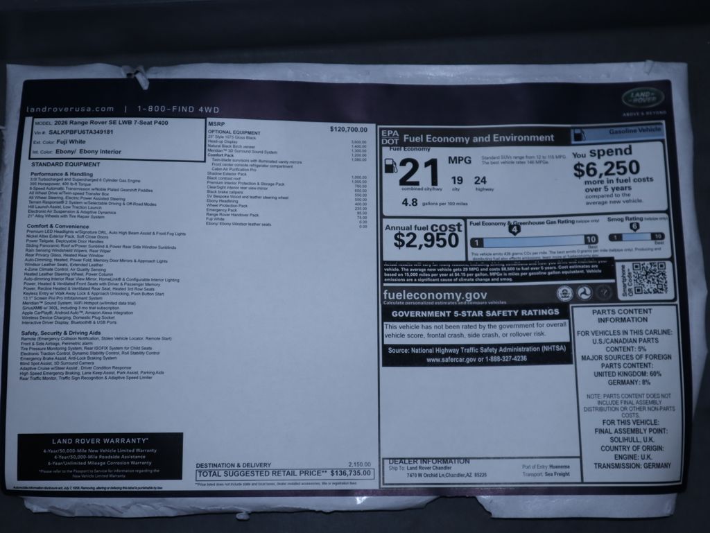 Thumbnail: 2026 Land Rover Range Rover - 9