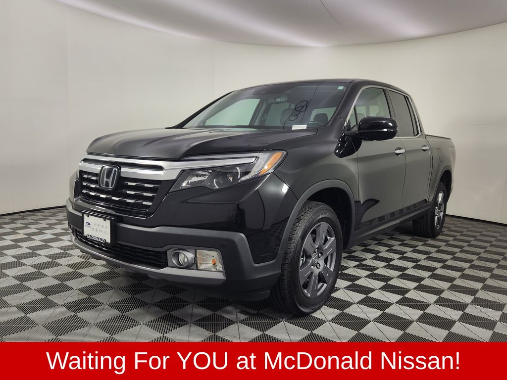 Crystal Black Pearl 2020 Honda Ridgeline Pickup Truck All-Wheel Drive 9-Speed Automatic